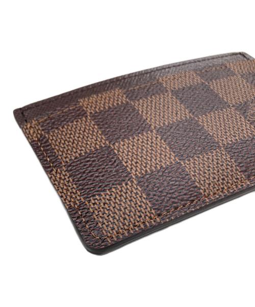 LOUIS VUITTON（ルイ ヴィトン）LOUIS VUITTON (ルイ ヴィトン) ポルト カルト・サンプール　カードケース ブラウンの古着・服飾アイテム
