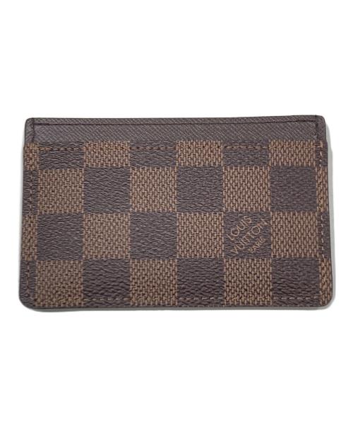 LOUIS VUITTON（ルイ ヴィトン）LOUIS VUITTON (ルイ ヴィトン) ポルト カルト・サンプール　カードケース ブラウンの古着・服飾アイテム