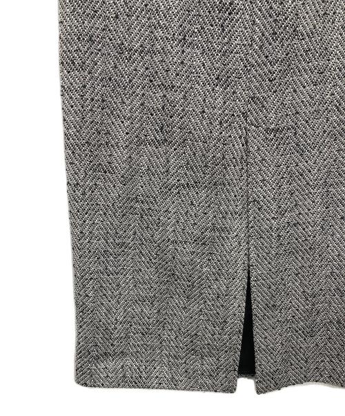 anuans（アニュアンス）anuans (アニュアンス) フロントポケットツイードスカート ブラック サイズ:Mの古着・服飾アイテム