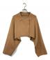 AMERI（アメリ）の古着「ジャケットライクショートニット」｜ブラウン