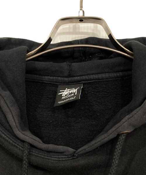 stussy（ステューシー）stussy (ステューシー) 8ボールフーディ ブラック サイズ:MEDIUMの古着・服飾アイテム