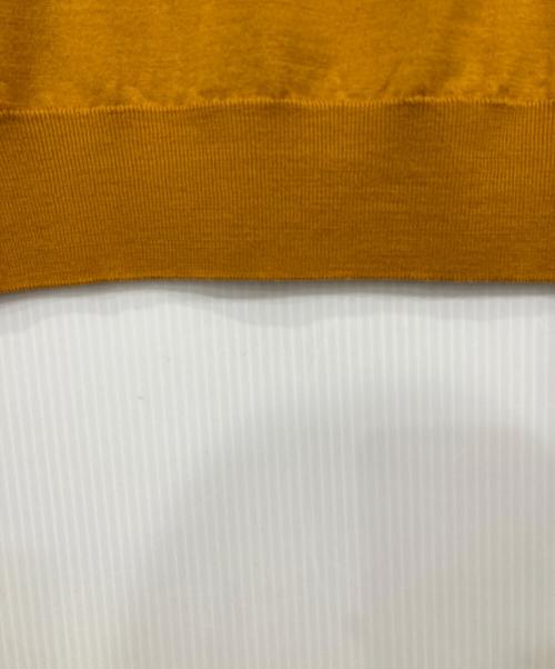 JOHN SMEDLEY（ジョンスメドレー）JOHN SMEDLEY (ジョンスメドレー) Vネックニット イエロー サイズ:Sの古着・服飾アイテム