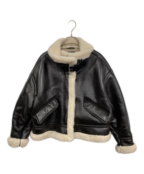 ZARA（ザラ）ZARA (ザラ) フライトジャケット ブラック サイズ:Mの古着・服飾アイテム