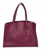 COACHコーチ）の古着「チャーリー ショルダーバッグ」｜パープル