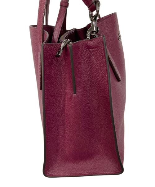 COACH（コーチ）COACH (コーチ) チャーリー ショルダーバッグ パープルの古着・服飾アイテム