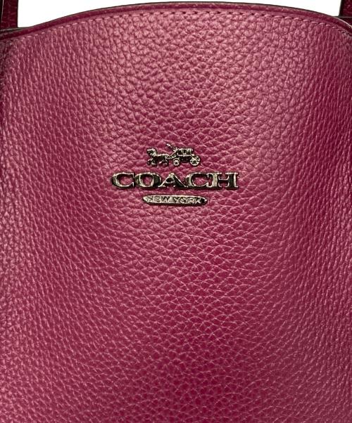 COACH（コーチ）COACH (コーチ) チャーリー ショルダーバッグ パープルの古着・服飾アイテム