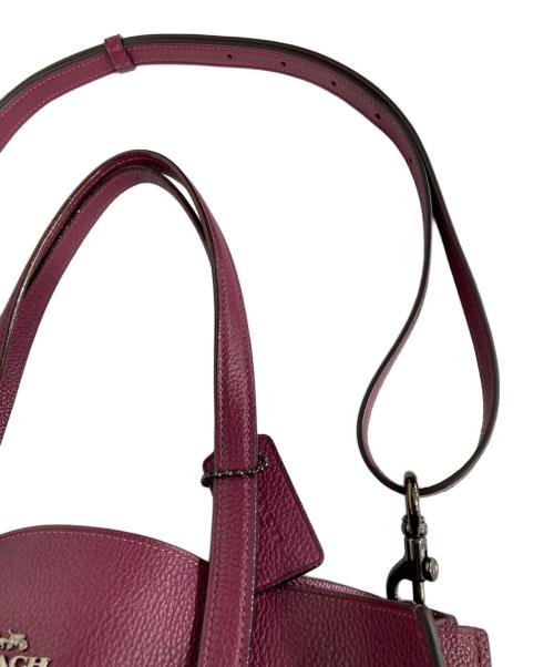 COACH（コーチ）COACH (コーチ) チャーリー ショルダーバッグ パープルの古着・服飾アイテム