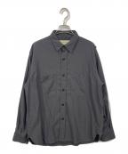 YSTRDY'S TMRRWイエスタデイズトゥモロウ）の古着「PRAIRIE SHIRT NYLON TWILL」｜グレー