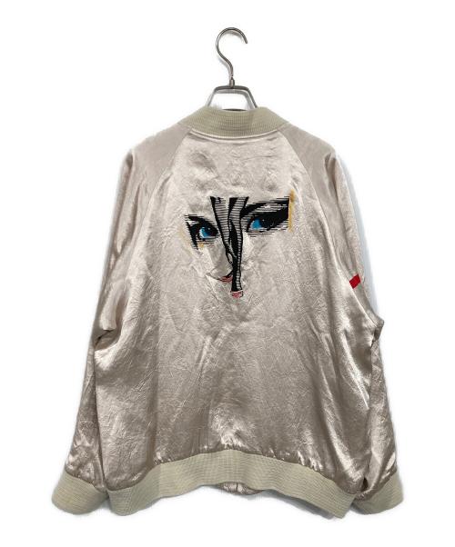 PHINGERIN（フィンガリン）PHINGERIN (フィンガリン) SOUVENIR JACKET ベージュ サイズ:Lの古着・服飾アイテム