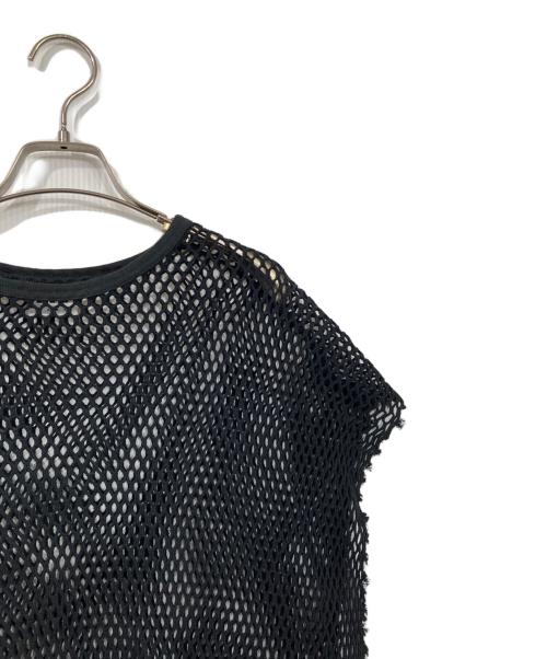 Name.（ネーム）Name. (ネーム) MESH TAPED NO SLEEVE TEE ブラック サイズ:1の古着・服飾アイテム