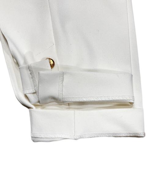 Ame no chi Hare（アメノチハレ）ame no chi hare (アメノチハレ) 裾ボタンスリムパンツ ホワイト サイズ:Sの古着・服飾アイテム