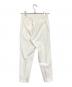 ame no chi hare (アメノチハレ) 裾ボタンスリムパンツ ホワイト サイズ:S：5000円