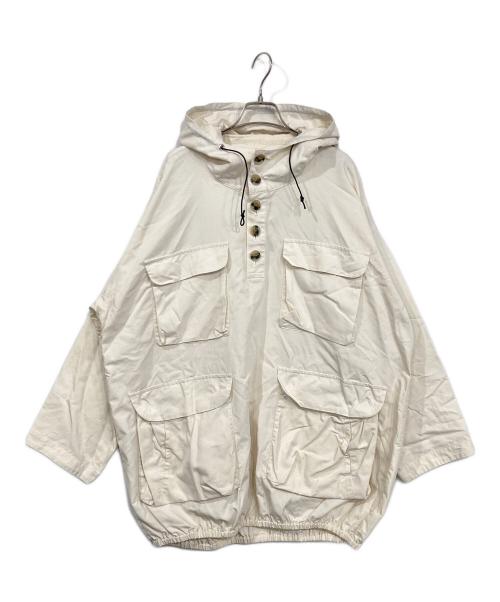 My Beautiful Landlet（マイビューティフルランドレット）My Beautiful Landlet (マイビューティフルランドレット) アノラックパーカーコート ホワイトの古着・服飾アイテム