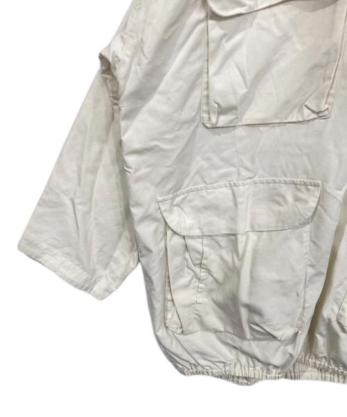 My Beautiful Landlet（マイビューティフルランドレット）My Beautiful Landlet (マイビューティフルランドレット) アノラックパーカーコート ホワイトの古着・服飾アイテム