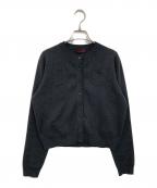 CABANキャバン）の古着「コットンカシミヤ クルーネックカーディガン」｜グレー