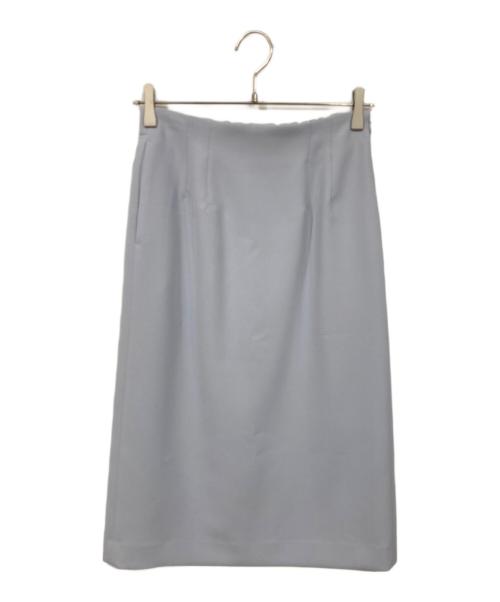 BALLSEY（ボールジィ）BALLSEY (ボールジィ) ドライダブルクロス Iラインスカート スカイブルー サイズ:34の古着・服飾アイテム