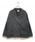 loin nuit（ロワンニュイ）の古着「frill layered design jacket」｜グレー