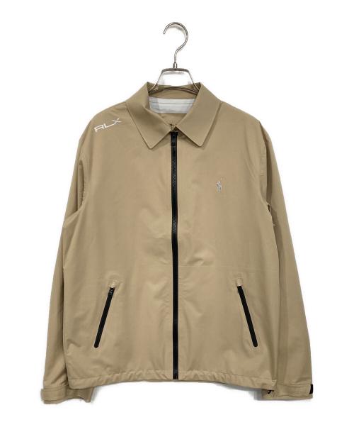 RLX RALPH LAUREN（アールエルエックスラルフローレン）RLX RALPH LAUREN (アールエルエックスラルフローレン) ジップアップジャケット ベージュ サイズ:Sの古着・服飾アイテム