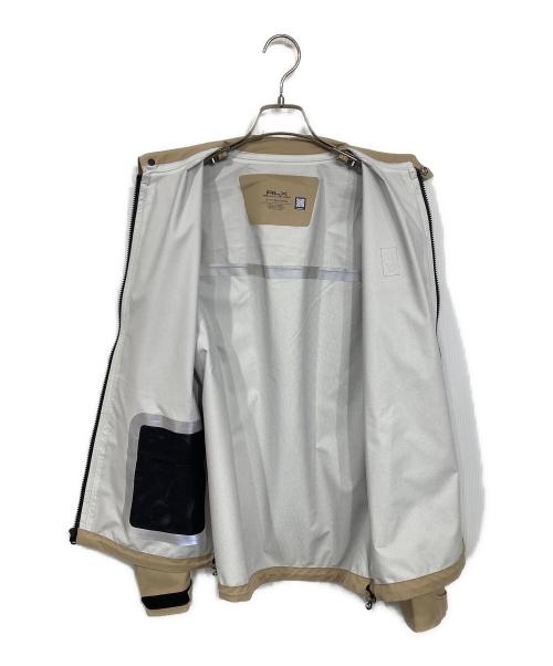 RLX RALPH LAUREN（アールエルエックスラルフローレン）RLX RALPH LAUREN (アールエルエックスラルフローレン) ジップアップジャケット ベージュ サイズ:Sの古着・服飾アイテム