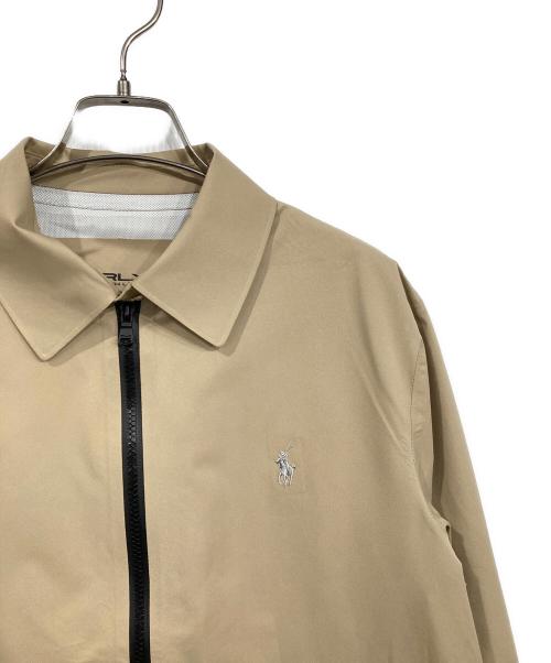 RLX RALPH LAUREN（アールエルエックスラルフローレン）RLX RALPH LAUREN (アールエルエックスラルフローレン) ジップアップジャケット ベージュ サイズ:Sの古着・服飾アイテム