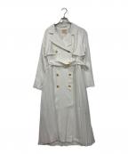 Resexxyリゼクシー）の古着「サイドプリーツトレンチコート」｜ホワイト