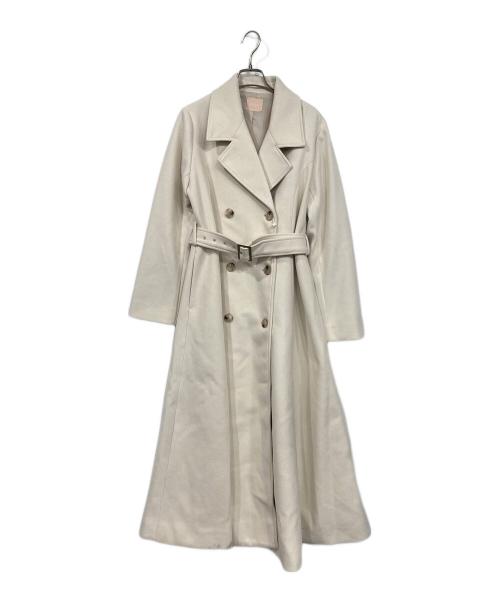 Resexxy（リゼクシー）RESEXXY (リゼクシー) フレアデザインロングコート ベージュ サイズ:M 未使用品の古着・服飾アイテム