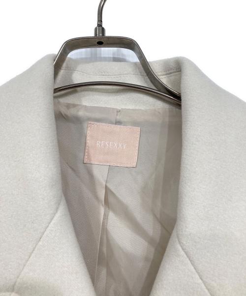 Resexxy（リゼクシー）RESEXXY (リゼクシー) フレアデザインロングコート ベージュ サイズ:M 未使用品の古着・服飾アイテム