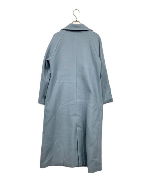 Resexxy（リゼクシー）RESEXXY (リゼクシー) ウールライクロングコート ブルー サイズ:F 未使用品の古着・服飾アイテム