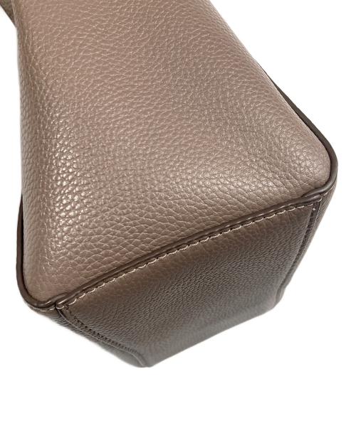 TORY BURCH（トリーバーチ）TORY BURCH (トリーバーチ) mcgraw small bucket bag ブラウンの古着・服飾アイテム