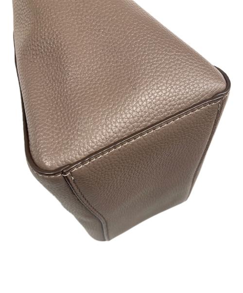 TORY BURCH（トリーバーチ）TORY BURCH (トリーバーチ) mcgraw small bucket bag ブラウンの古着・服飾アイテム