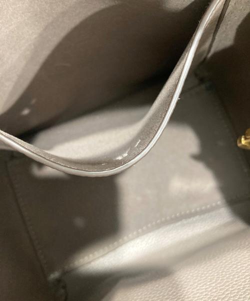 TORY BURCH（トリーバーチ）TORY BURCH (トリーバーチ) mcgraw small bucket bag ブラウンの古着・服飾アイテム