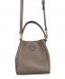 TORY BURCH (トリーバーチ) mcgraw small bucket bag ブラウン：16000円