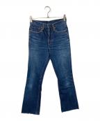 KAPITALキャピタル）の古着「フレアデニムパンツ」｜インディゴ