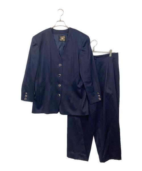 伊太利屋（イタリヤ）伊太利屋 (イタリヤ) セットアップスーツ ネイビー サイズ:1382の古着・服飾アイテム