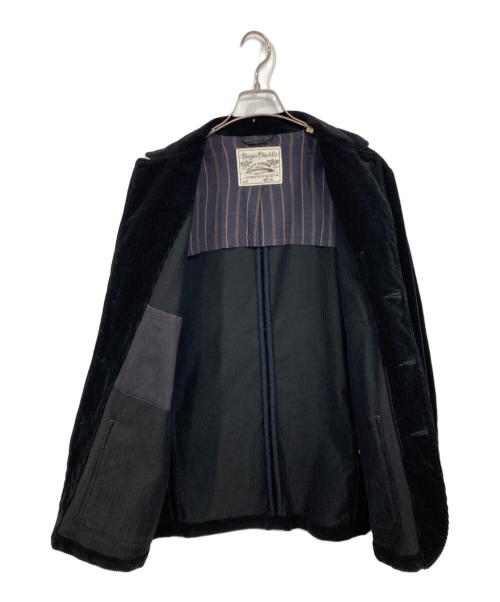 BURGUS PLUS（バーガスプラス）BURGUS PLUS (バーガスプラス) コーデュロイカバーオール ブラック サイズ:Mの古着・服飾アイテム