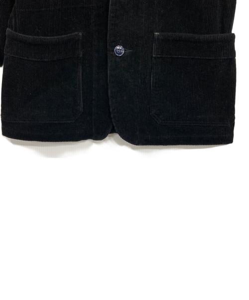 BURGUS PLUS（バーガスプラス）BURGUS PLUS (バーガスプラス) コーデュロイカバーオール ブラック サイズ:Mの古着・服飾アイテム