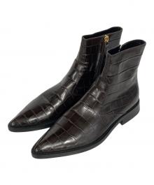 VICTORIA BECKHAM（ヴィクトリアベッカム）の古着「クロコ型押しブーツ」｜ブラウン