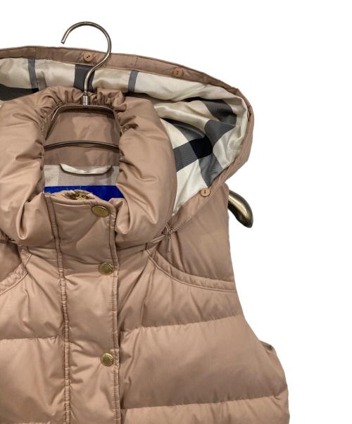 BLUE LABEL CRESTBRIDGE（ブルーレーベルクレストブリッジ）BLUE LABEL CRESTBRIDGE (ブルーレーベルクレストブリッジ) ダウンベスト ピンク サイズ:38の古着・服飾アイテム