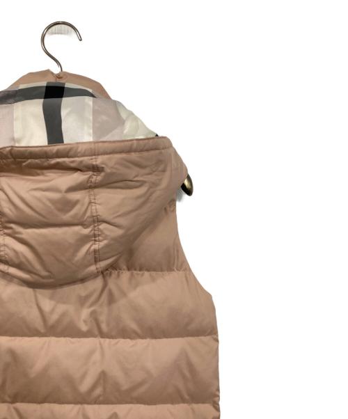 BLUE LABEL CRESTBRIDGE（ブルーレーベルクレストブリッジ）BLUE LABEL CRESTBRIDGE (ブルーレーベルクレストブリッジ) ダウンベスト ピンク サイズ:38の古着・服飾アイテム