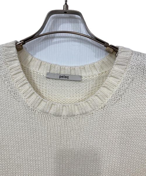 pelleq（ペレック）pelleq (ペレック) side open vest アイボリー サイズ:34の古着・服飾アイテム