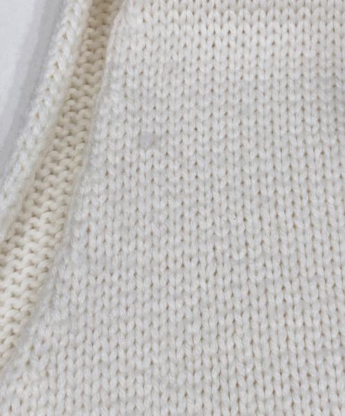 pelleq（ペレック）pelleq (ペレック) side open vest アイボリー サイズ:34の古着・服飾アイテム