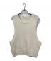 pelleq（ペレック）の古着「side open vest」｜アイボリー