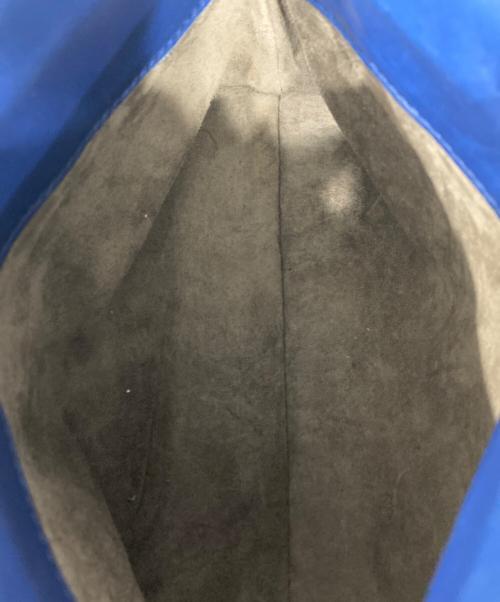 BOTTEGA VENETA（ボッテガベネタ）BOTTEGA VENETA (ボッテガベネタ) イントレチャートショルダーバッグ ブルーの古着・服飾アイテム