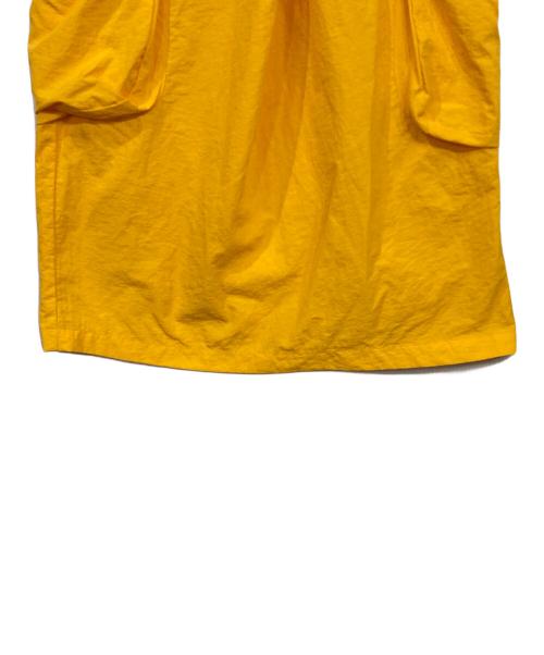 nagonstans（ナゴンスタンス）nagonstans (ナゴンスタンス) 撥水ドレープポケットスカート イエロー サイズ:SMALLの古着・服飾アイテム