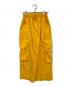nagonstans（ナゴンスタンス）の古着「撥水ドレープポケットスカート」｜イエロー