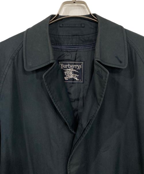 Burberry's（バーバリーズ）Burberry's (バーバリーズ) ライナー付ステンカラーコート ネイビー サイズ:表記無しの古着・服飾アイテム