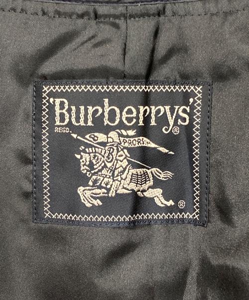 Burberry's（バーバリーズ）Burberry's (バーバリーズ) ライナー付ステンカラーコート ネイビー サイズ:表記無しの古着・服飾アイテム