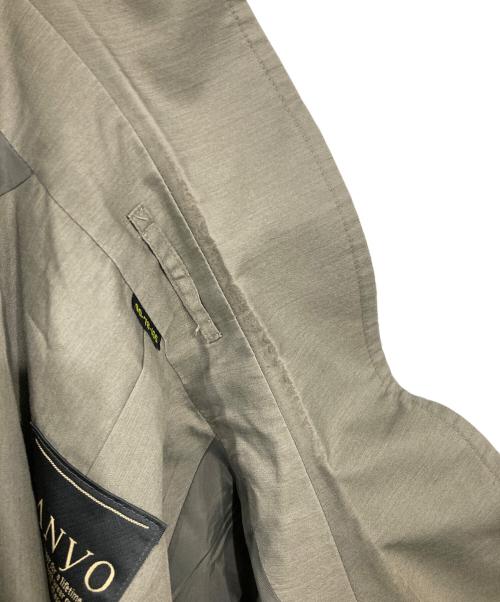 SANYO（サンヨー）SANYO (サンヨー) ステンカラーコート グレー サイズ:表記なしの古着・服飾アイテム