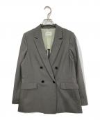 green label relaxingグリーンレーベルリラクシング）の古着「カチリラ ダブル ジャケット」｜グレー