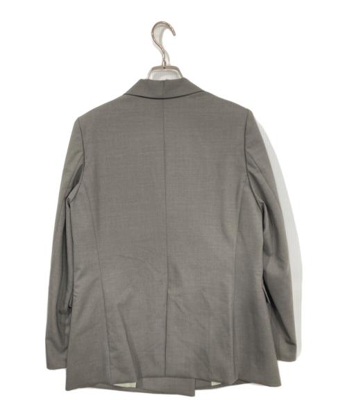 green label relaxing（グリーンレーベルリラクシング）green label relaxing (グリーンレーベルリラクシング) カチリラ ダブル ジャケット グレー サイズ:38の古着・服飾アイテム